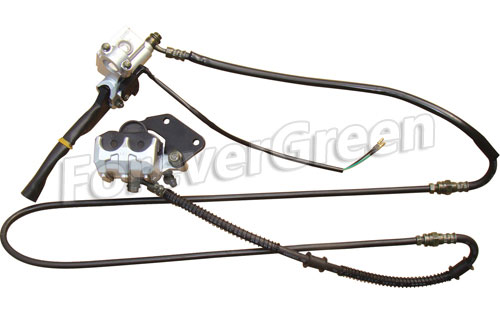 CH015 Chrome Rear Disc Brake Assy